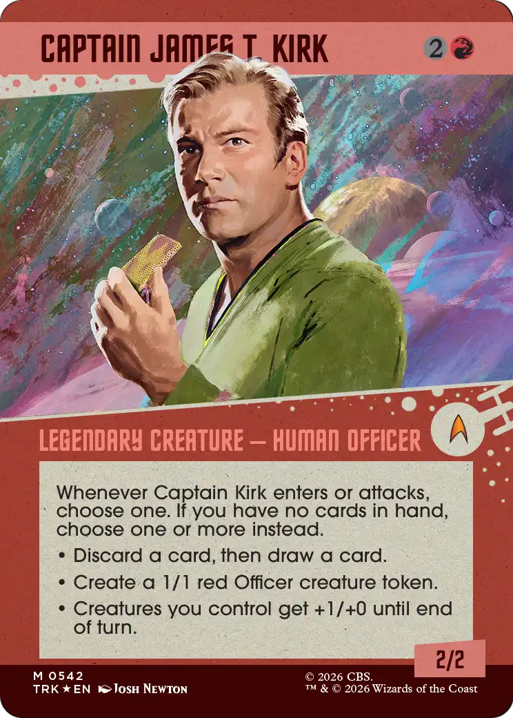Captain James T. Kirk (Showcase) (Surge Foil) [Star Trek] | Exor Games New Glasgow