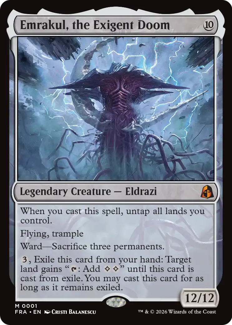Emrakul, the Exigent Doom [Reality Fracture] | Exor Games New Glasgow