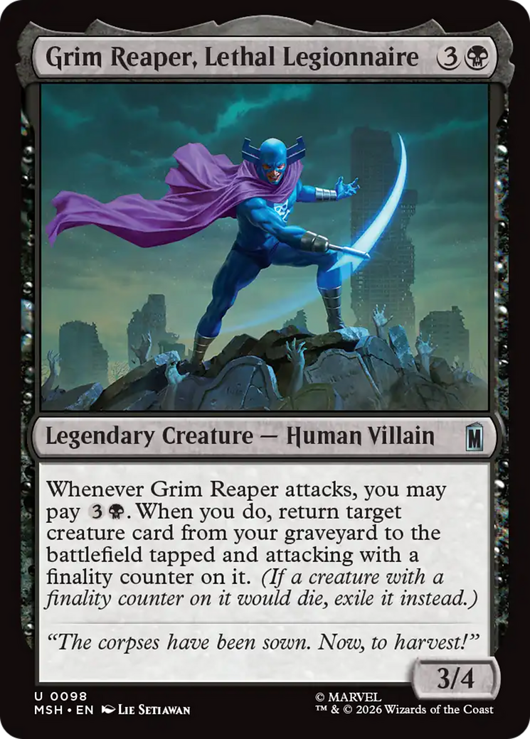 Grim Reaper, Lethal Legionnaire [Marvel Super Heroes] | Exor Games New Glasgow