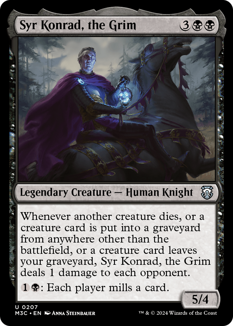 Syr Konrad, the Grim (Ripple Foil) [Modern Horizons 3 Commander] | Exor Games New Glasgow