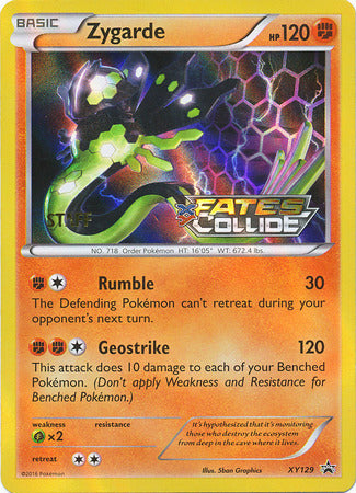 Zygarde (XY129) (Staff) [XY: Black Star Promos] | Exor Games New Glasgow