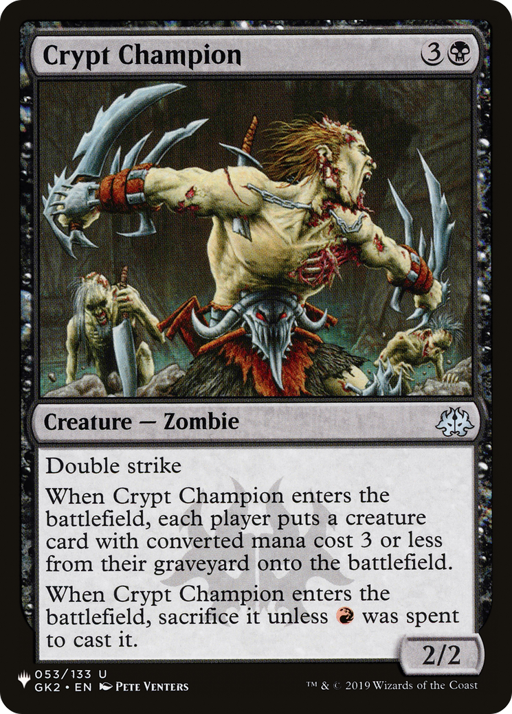 Crypt Champion [The List Reprints] | Exor Games New Glasgow