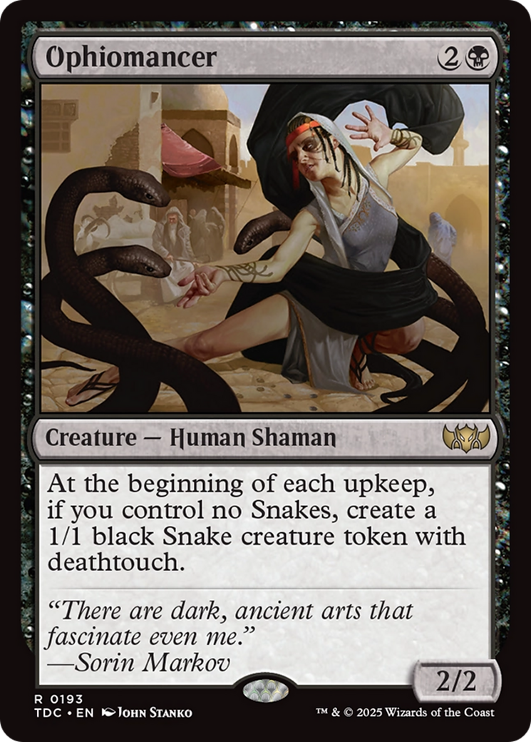 Ophiomancer [Tarkir: Dragonstorm Commander] | Exor Games New Glasgow