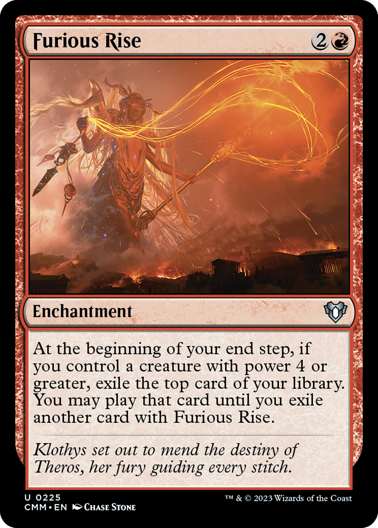 Furious Rise [Commander Masters] | Exor Games New Glasgow