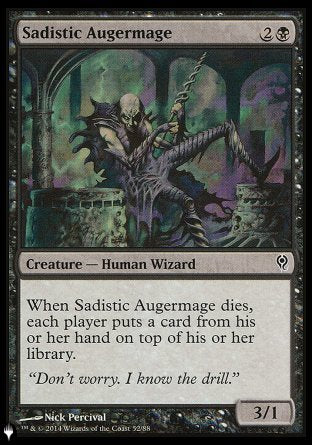 Sadistic Augermage [The List] | Exor Games New Glasgow