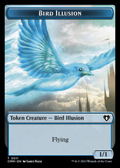 Thopter // Bird Illusion Double-Sided Token [Commander Masters Tokens] | Exor Games New Glasgow