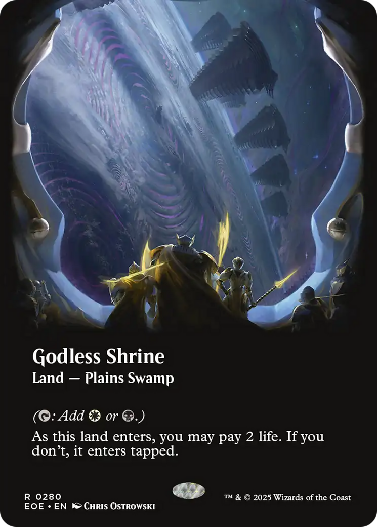 Godless Shrine (Borderless) [Edge of Eternities] | Exor Games New Glasgow