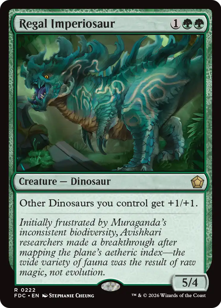Regal Imperiosaur [Foundations Commander] | Exor Games New Glasgow