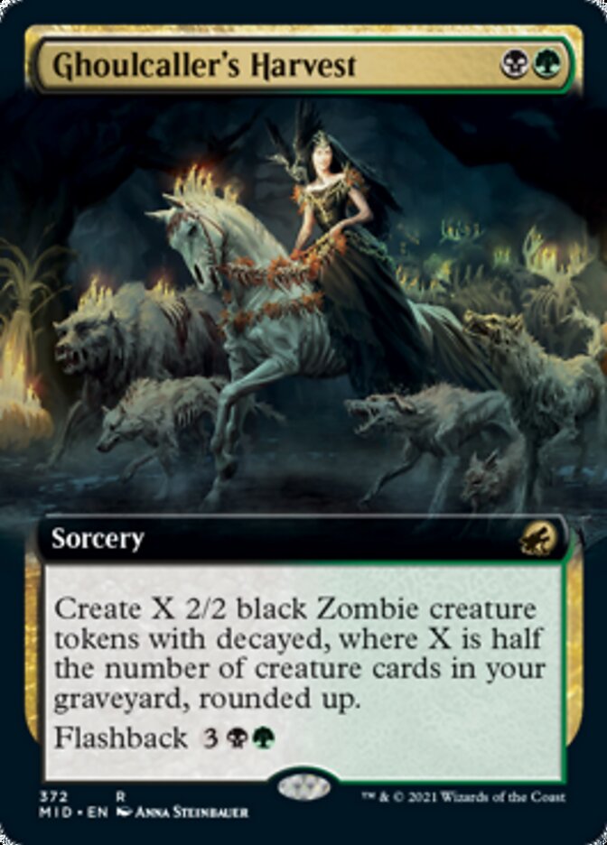 Ghoulcaller's Harvest (Extended Art) [Innistrad: Midnight Hunt] | Exor Games New Glasgow