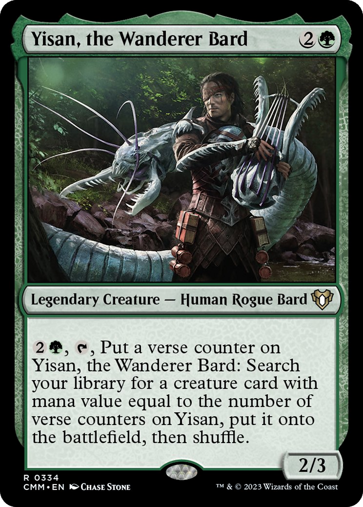 Yisan, the Wanderer Bard [Commander Masters] | Exor Games New Glasgow