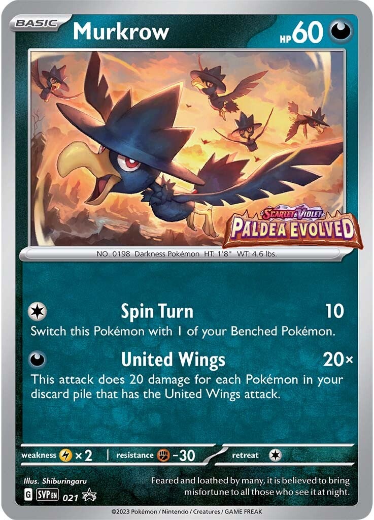 Murkrow (021) [Scarlet & Violet: Black Star Promos] | Exor Games New Glasgow