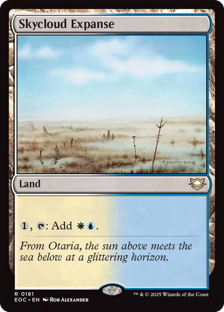 Skycloud Expanse [Edge of Eternities Commander] | Exor Games New Glasgow