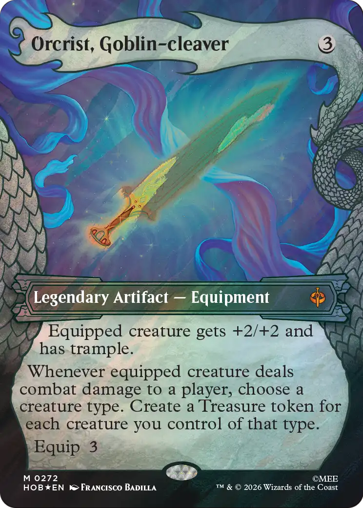 Orcrist, Goblin-cleaver (Showcase) (Surge Foil) [The Hobbit] | Exor Games New Glasgow