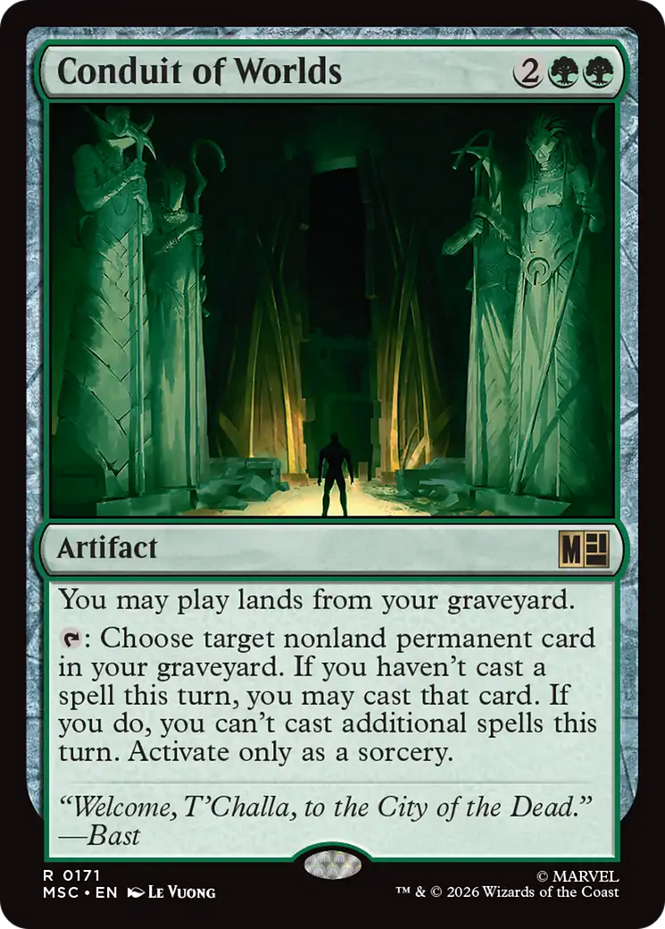 Conduit of Worlds (Surge Foil) [Marvel Super Heroes Commander] | Exor Games New Glasgow