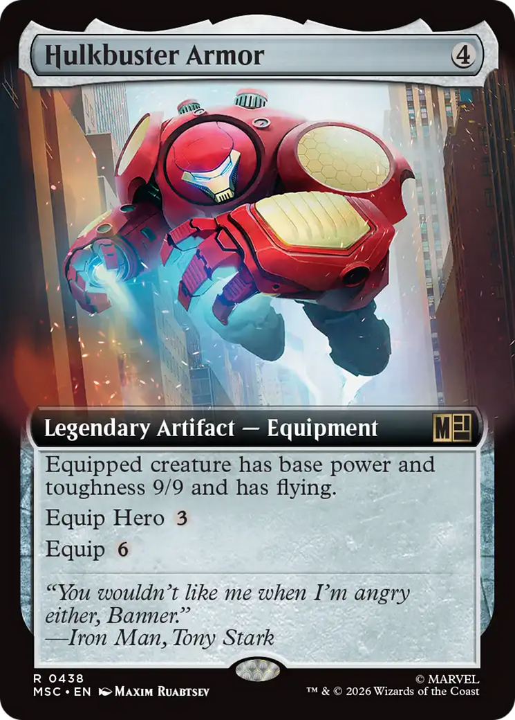 Hulkbuster Armor (Extended Art) [Marvel Super Heroes Commander] | Exor Games New Glasgow