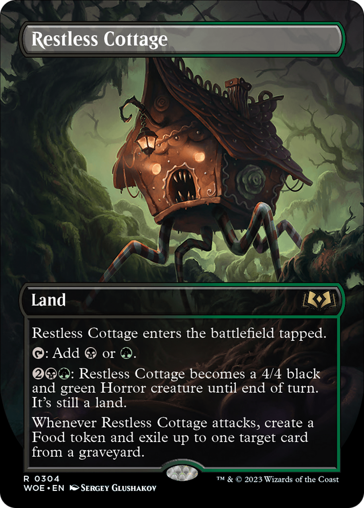 Restless Cottage (Borderless Alternate Art) [Wilds of Eldraine] | Exor Games New Glasgow