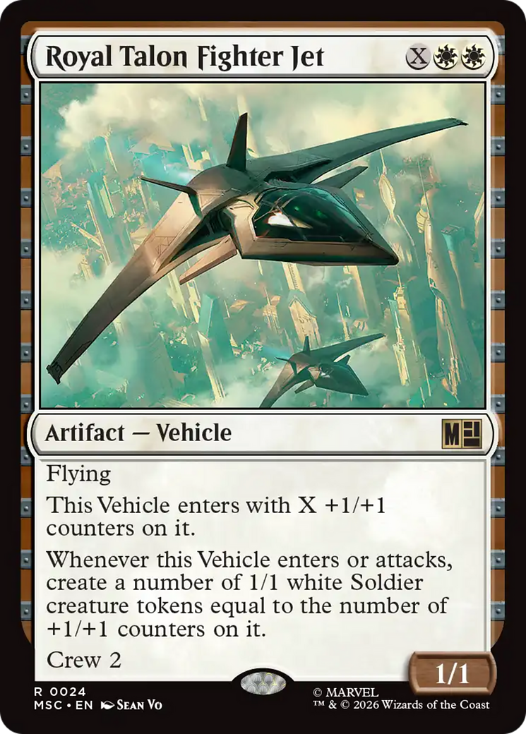 Royal Talon Fighter Jet (Surge Foil) [Marvel Super Heroes Commander] | Exor Games New Glasgow