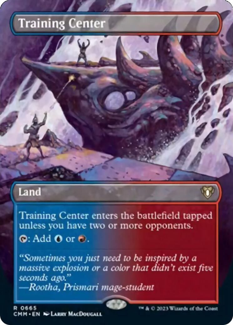 Training Center (Borderless Alternate Art) [Commander Masters] | Exor Games New Glasgow