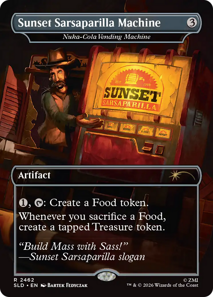 Sunset Sarsaparilla Machine - Nuka-Cola Vending Machine [Secret Lair Drop Series] | Exor Games New Glasgow