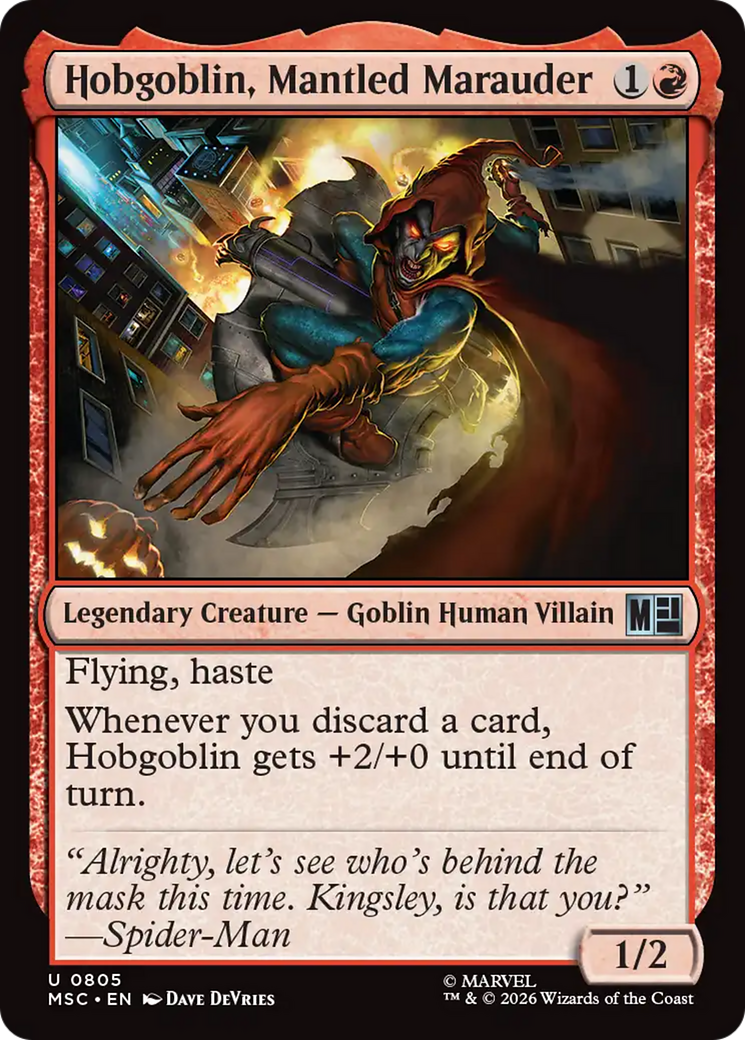 Hobgoblin, Mantled Marauder [Marvel Super Heroes Commander] | Exor Games New Glasgow