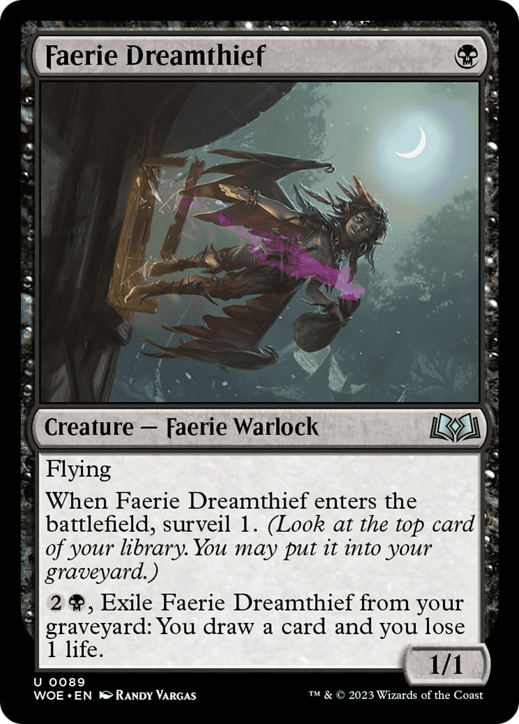 Faerie Dreamthief [Wilds of Eldraine] | Exor Games New Glasgow