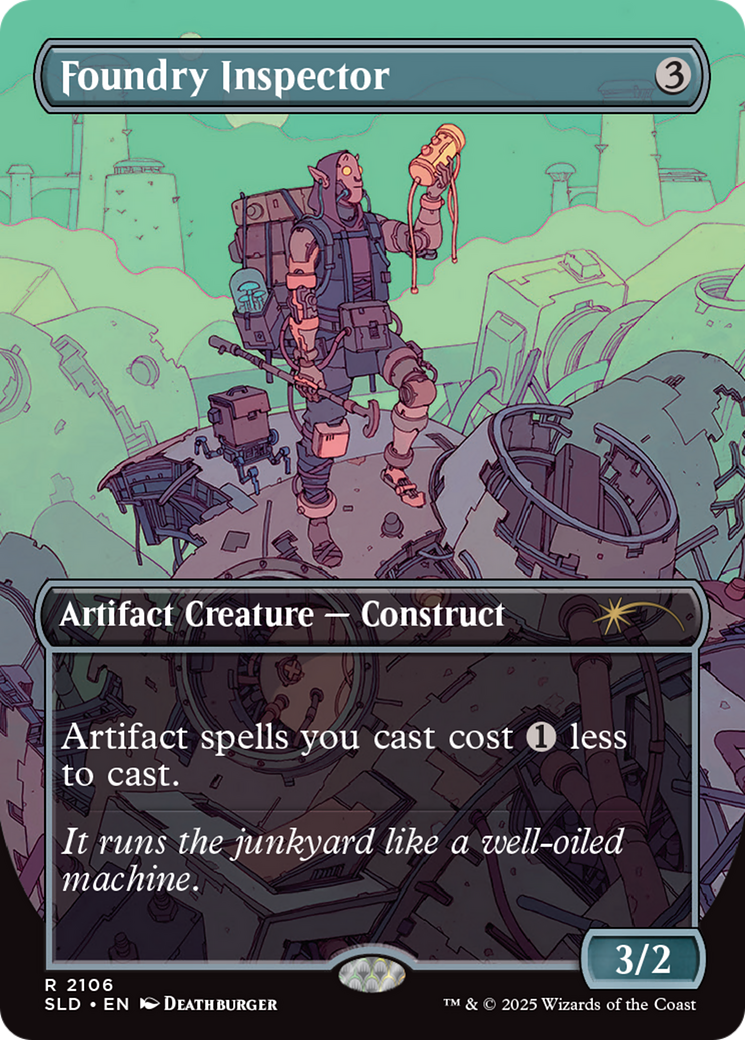 Foundry Inspector (Galaxy Foil) [Secret Lair Drop Series] | Exor Games New Glasgow