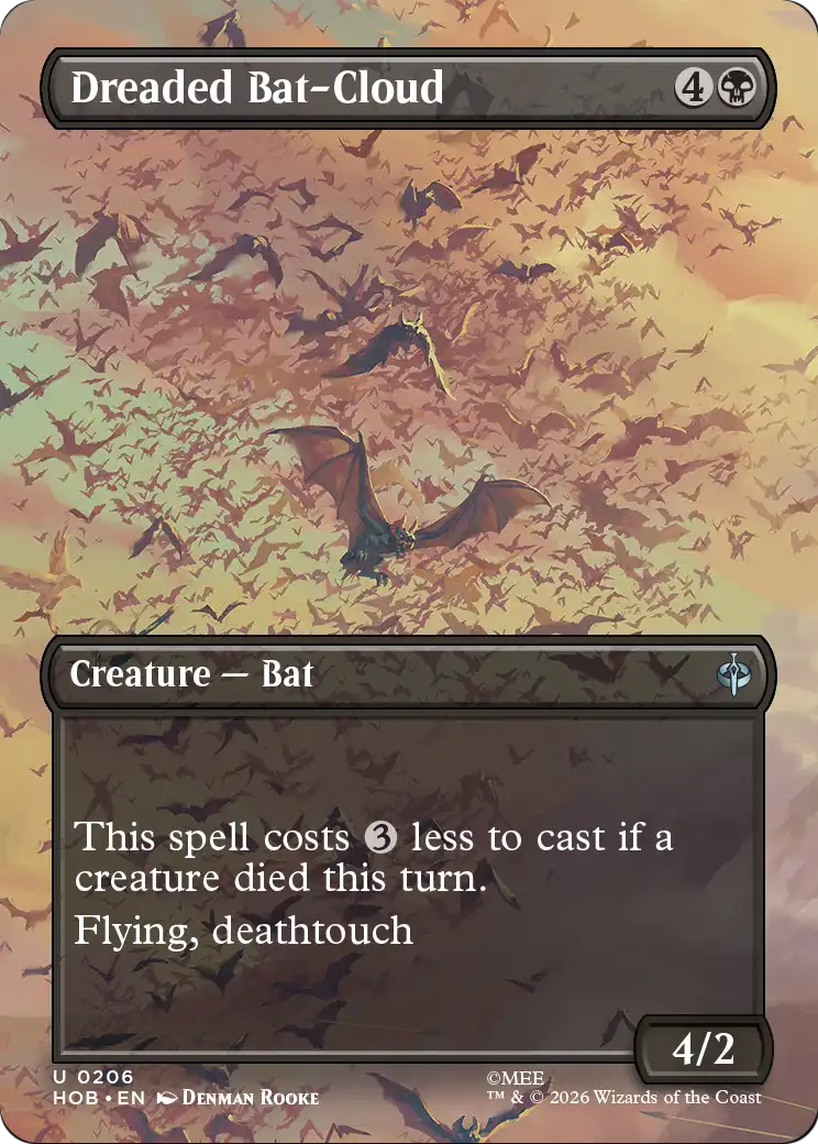 Dreaded Bat-Cloud (Borderless) [The Hobbit] | Exor Games New Glasgow