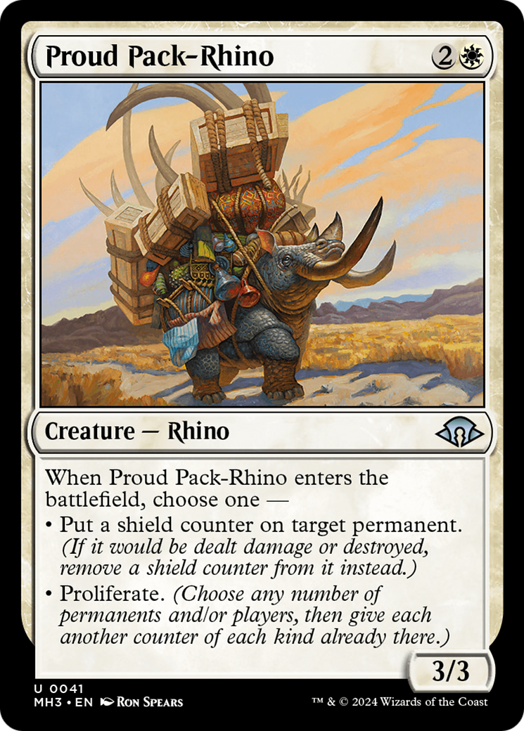 Proud Pack-Rhino [Modern Horizons 3] | Exor Games New Glasgow