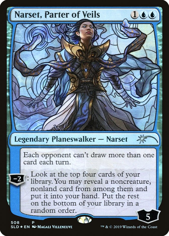 Narset, Parter of Veils (Stained Glass) [Secret Lair Drop Promos] | Exor Games New Glasgow