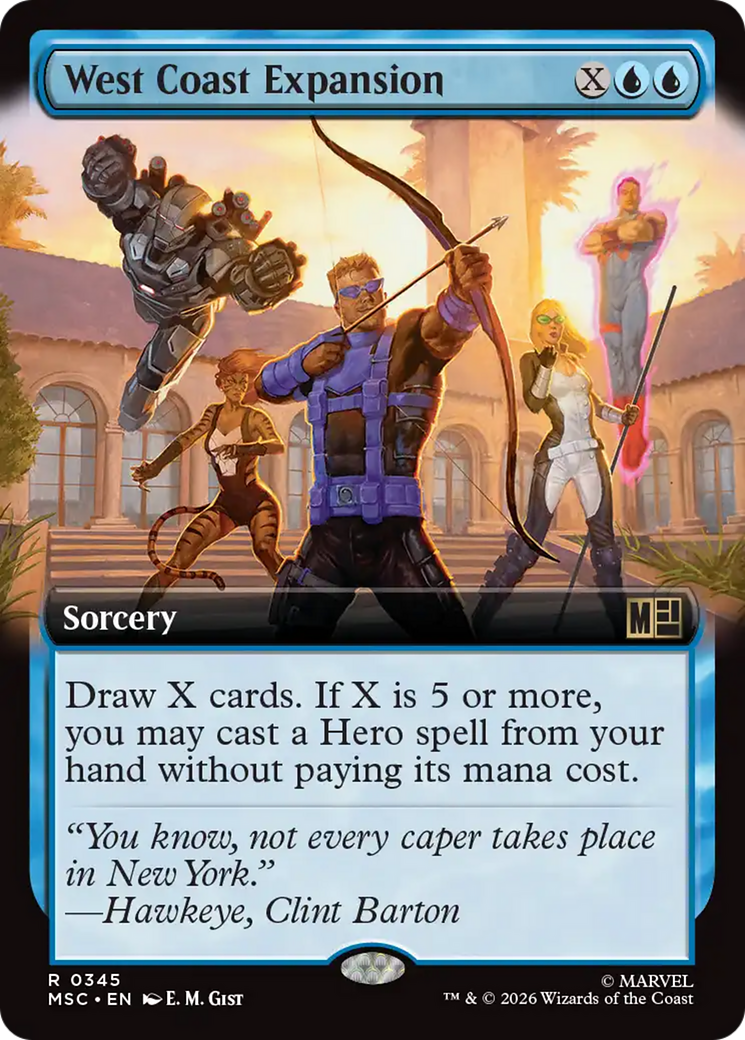 West Coast Expansion (Extended Art) [Marvel Super Heroes Commander] | Exor Games New Glasgow