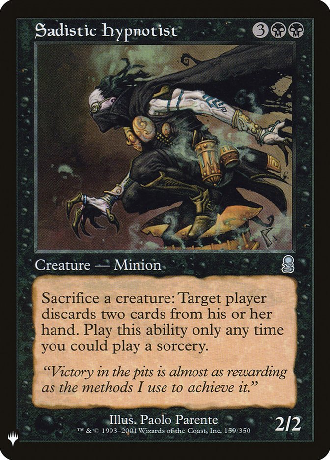 Sadistic Hypnotist [Mystery Booster] | Exor Games New Glasgow