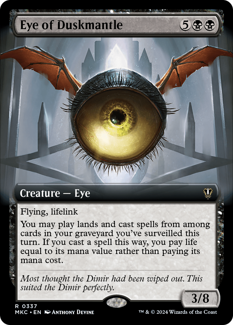 Eye of Duskmantle (Extended Art) [Murders at Karlov Manor Commander] | Exor Games New Glasgow