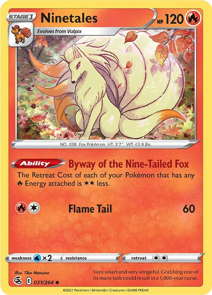 Ninetales (031/264) [Sword & Shield: Fusion Strike] | Exor Games New Glasgow