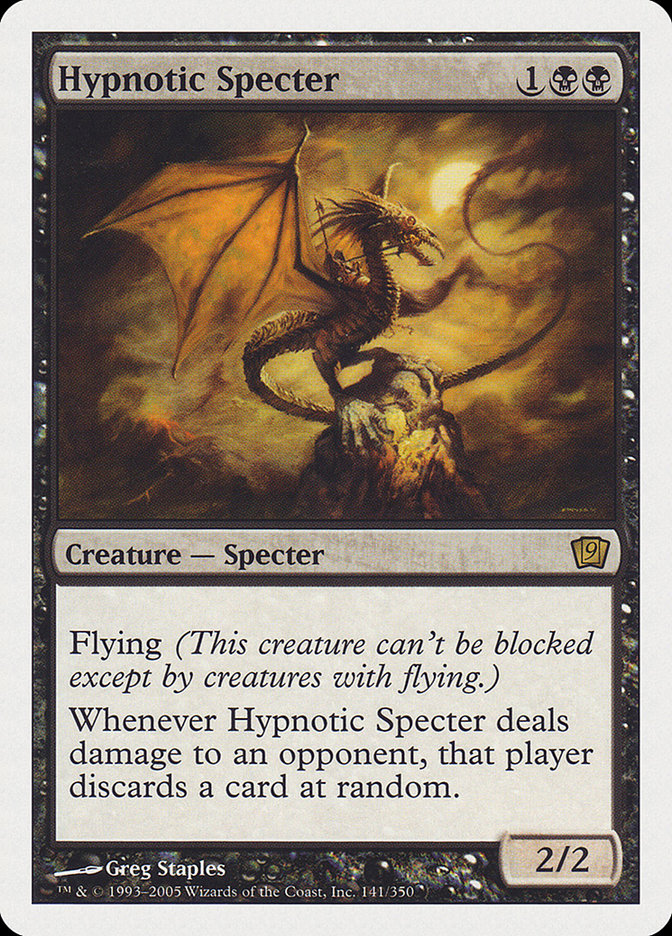 Hypnotic Specter (9th Edition) (Oversized) [Oversize Cards] | Exor Games New Glasgow