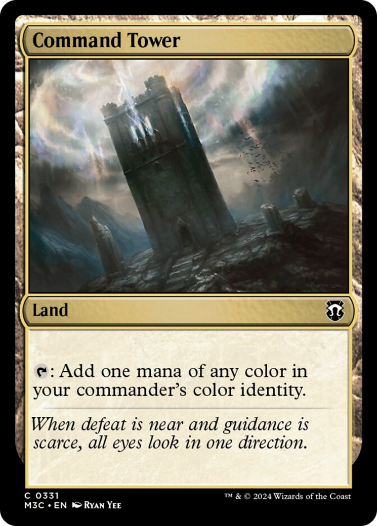 Command Tower (Ripple Foil) [Modern Horizons 3 Commander] | Exor Games New Glasgow