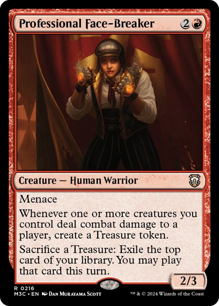 Professional Face-Breaker [Modern Horizons 3 Commander] | Exor Games New Glasgow