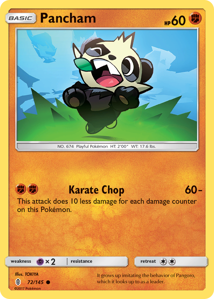 Pancham (72/145) [Sun & Moon: Guardians Rising] | Exor Games New Glasgow