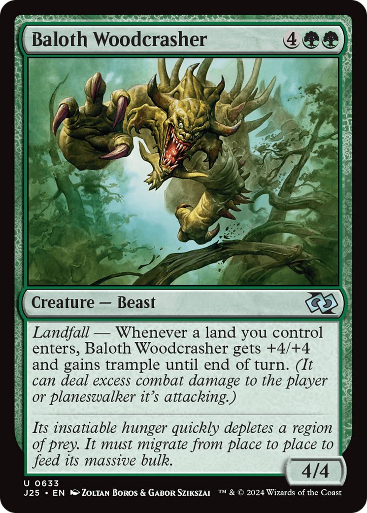 Baloth Woodcrasher [Foundations Jumpstart] | Exor Games New Glasgow