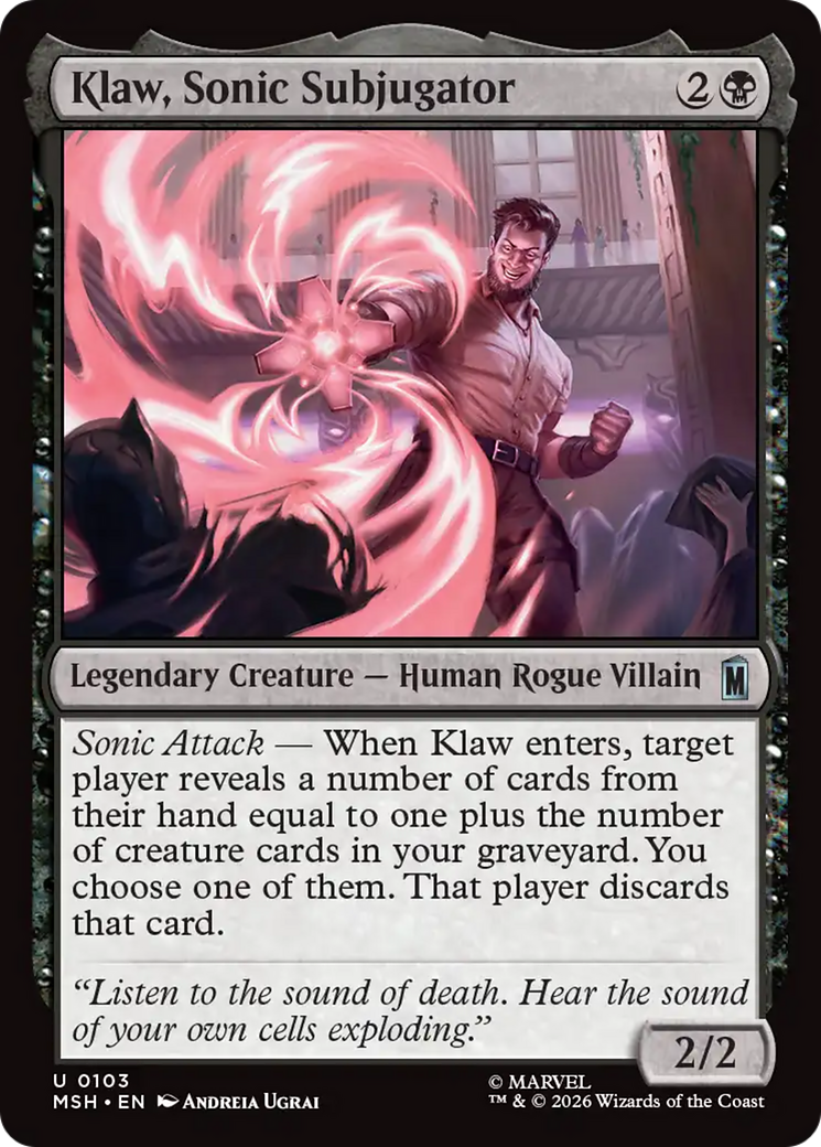 Klaw, Sonic Subjugator [Marvel Super Heroes] | Exor Games New Glasgow
