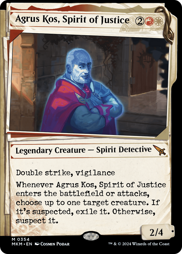 Agrus Kos, Spirit of Justice (Showcase) [Murders at Karlov Manor] | Exor Games New Glasgow