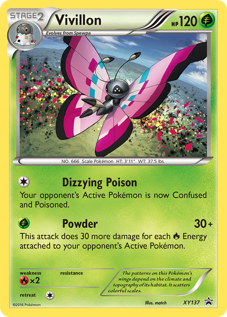 Vivillon (XY137) [XY: Black Star Promos] | Exor Games New Glasgow