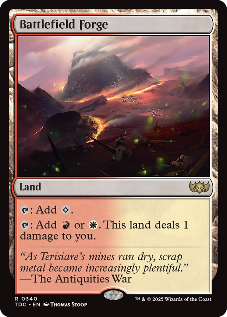 Battlefield Forge [Tarkir: Dragonstorm Commander] | Exor Games New Glasgow