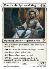 Kenrith, the Returned King (White Border) [Mystery Booster 2] | Exor Games New Glasgow