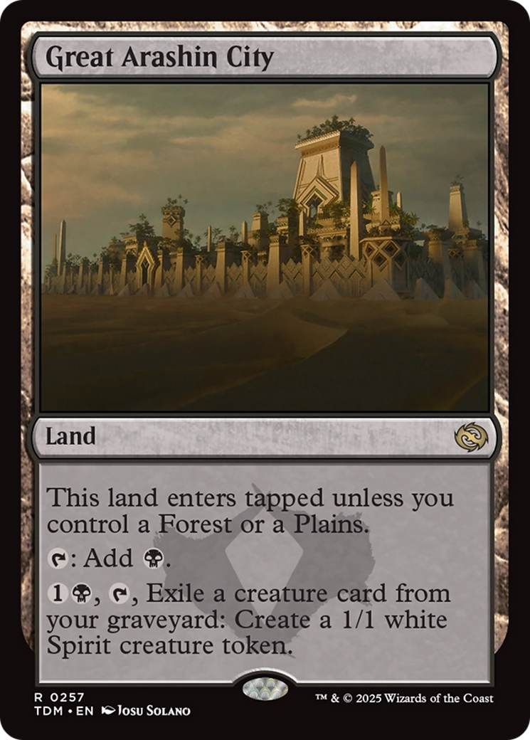 Great Arashin City [Tarkir: Dragonstorm] | Exor Games New Glasgow
