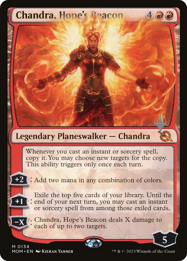 Chandra, Hope's Beacon (Promo Pack) [March of the Machine Promos] | Exor Games New Glasgow