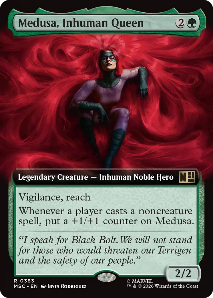 Medusa, Inhuman Queen (Extended Art) [Marvel Super Heroes Commander] | Exor Games New Glasgow