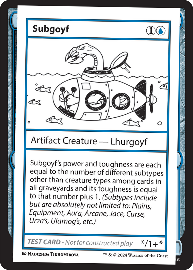 Subgoyf [Mystery Booster 2 Playtest Cards] | Exor Games New Glasgow