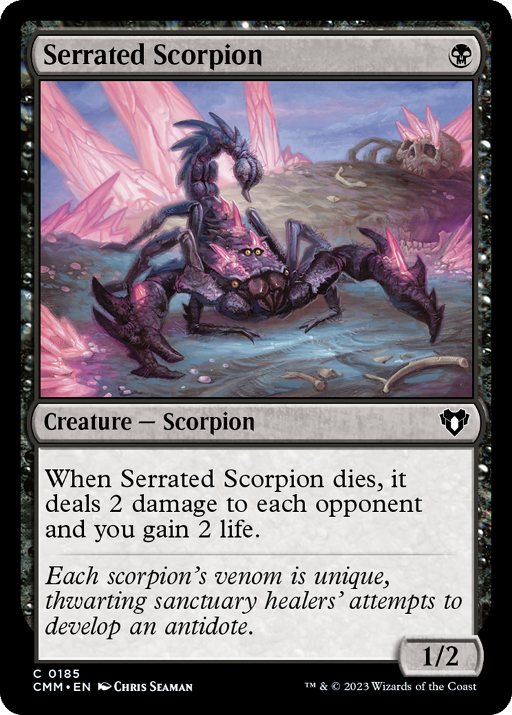 Serrated Scorpion [Commander Masters] | Exor Games New Glasgow