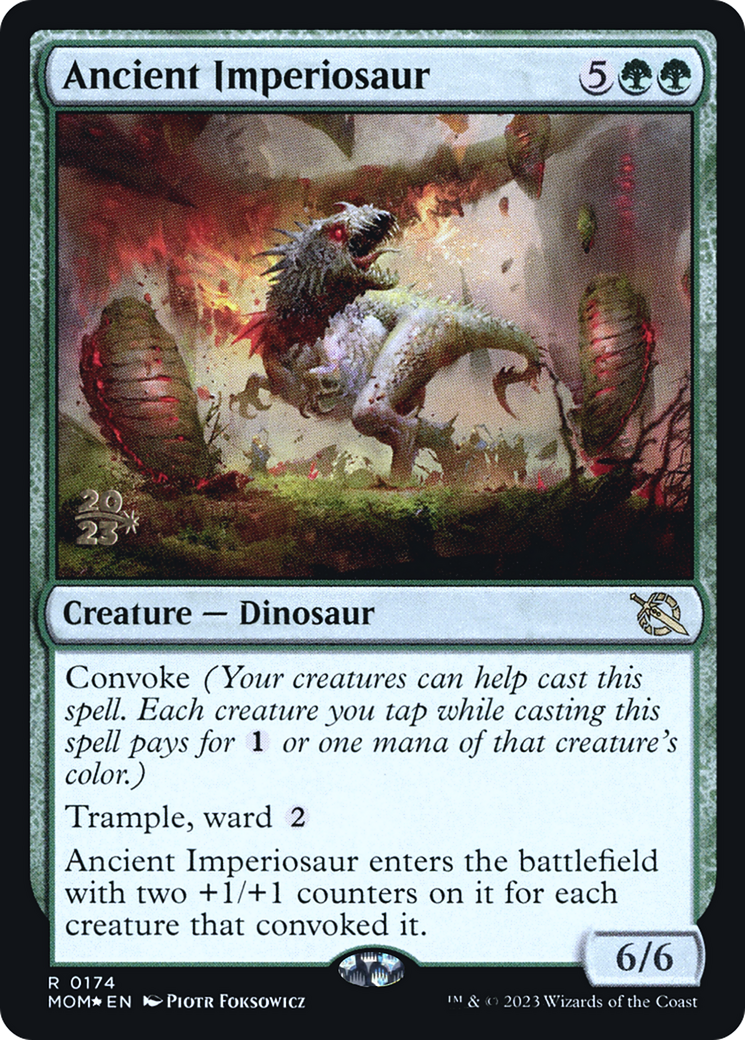 Ancient Imperiosaur [March of the Machine Prerelease Promos] | Exor Games New Glasgow