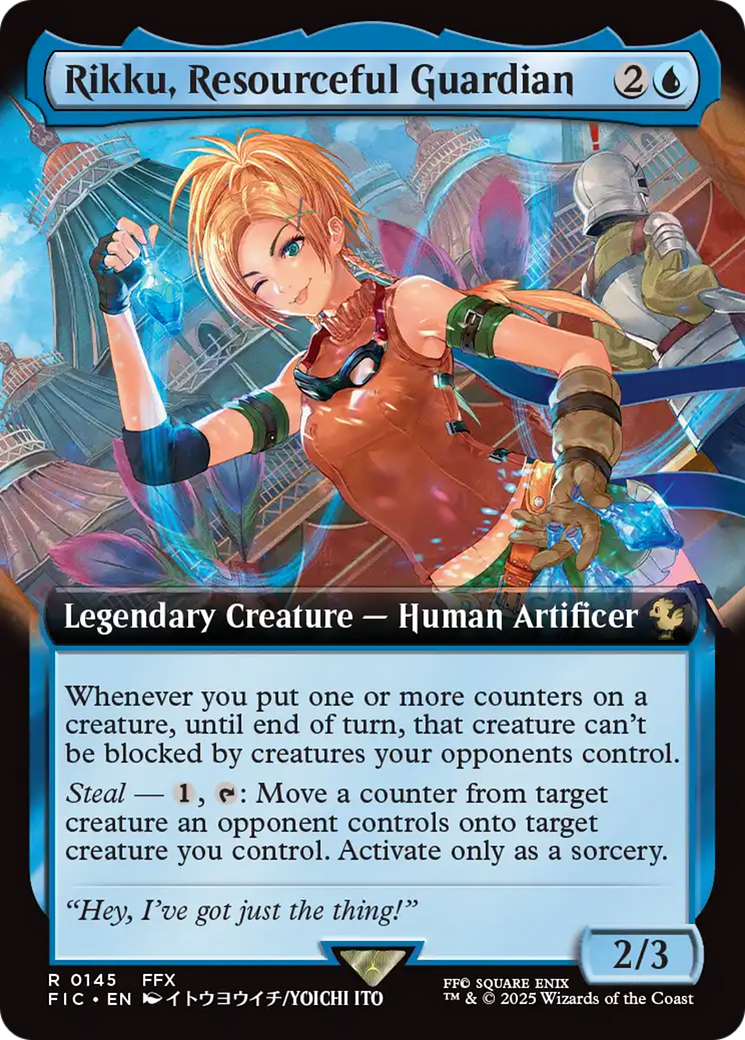 Rikku, Resourceful Guardian (Extended Art) [FINAL FANTASY Commander] | Exor Games New Glasgow